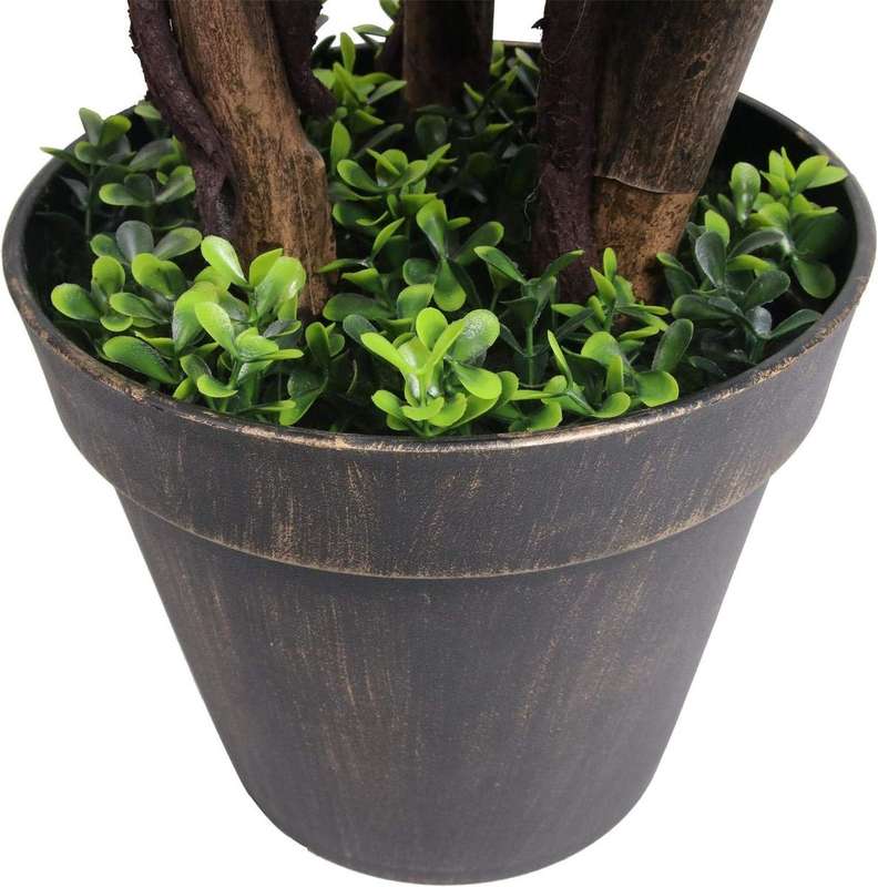 Artificial Boxwood Square Topiary Tree