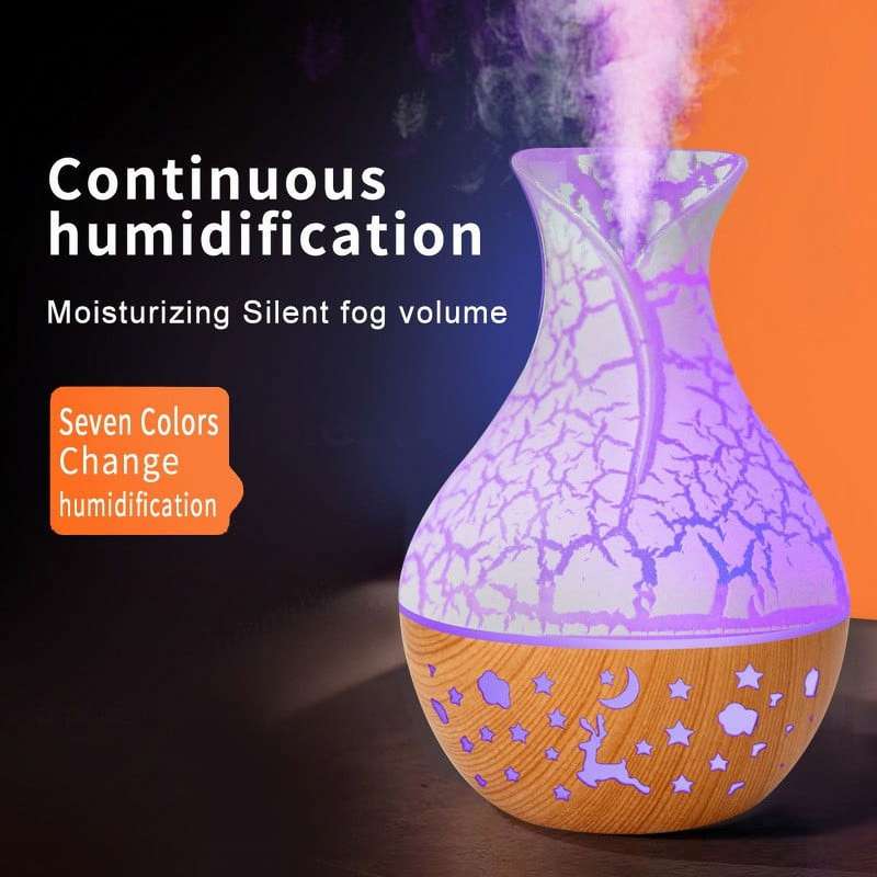Mini Usb Aroma Diffuser Humidifier With 7 Colour Changing LED