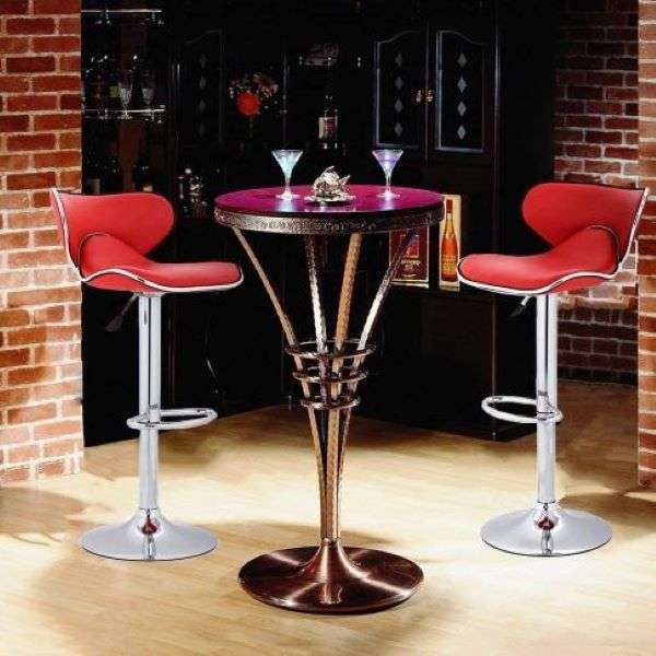 Modern Sports Barstools - Red