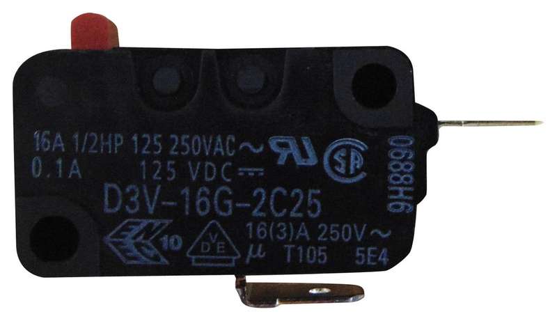 Omron (D3V-16G-2C25) Microswitch, Miniature, Pin Plunger