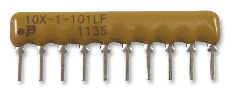 Bourns (4608X-101-104LF) Fixed Network Resistor, 100 kohm, Bussed,