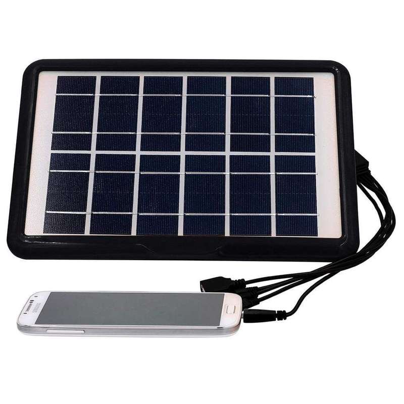 Solar Panel Emergency Charging Unit for Charging Cellphones