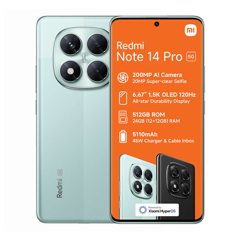 Xiaomi Redmi Note 14 Pro 5G Dual Sim 512GB  mix color