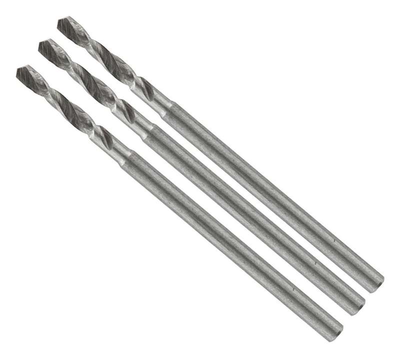 Multicomp Pro (MP002124) Drill Bit Set, HSS, 2.35mm Shank, 0.6mm, 3 Pieces