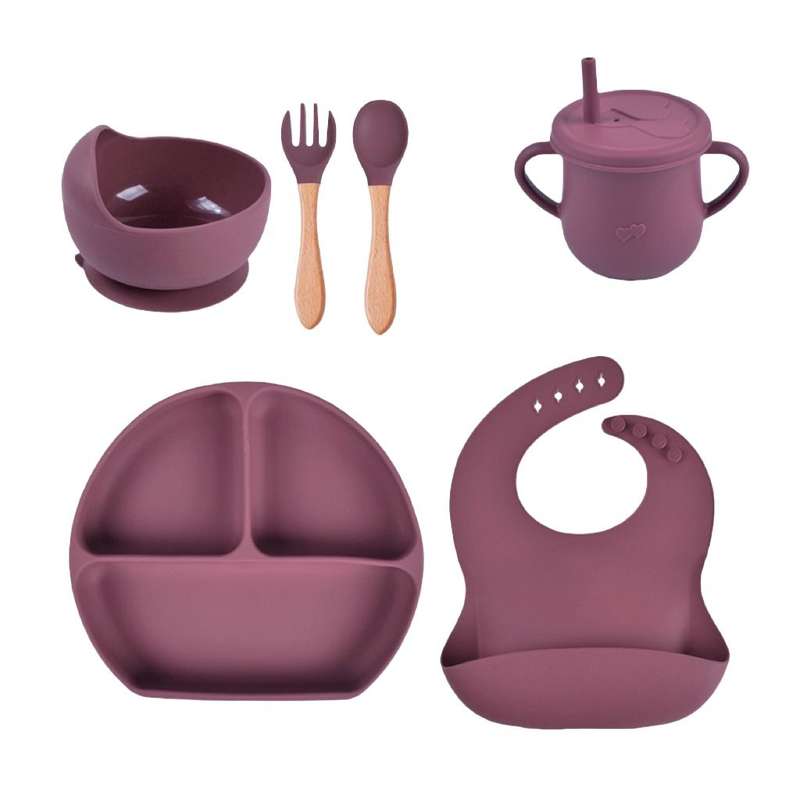 BPA Free Silicone Baby Feeding Set -10pcs