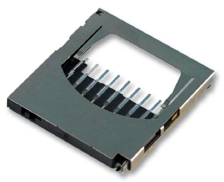 Multicomp Pro (SDBMF-00915B0T2) Memory Card Connector, SD, Push-Push