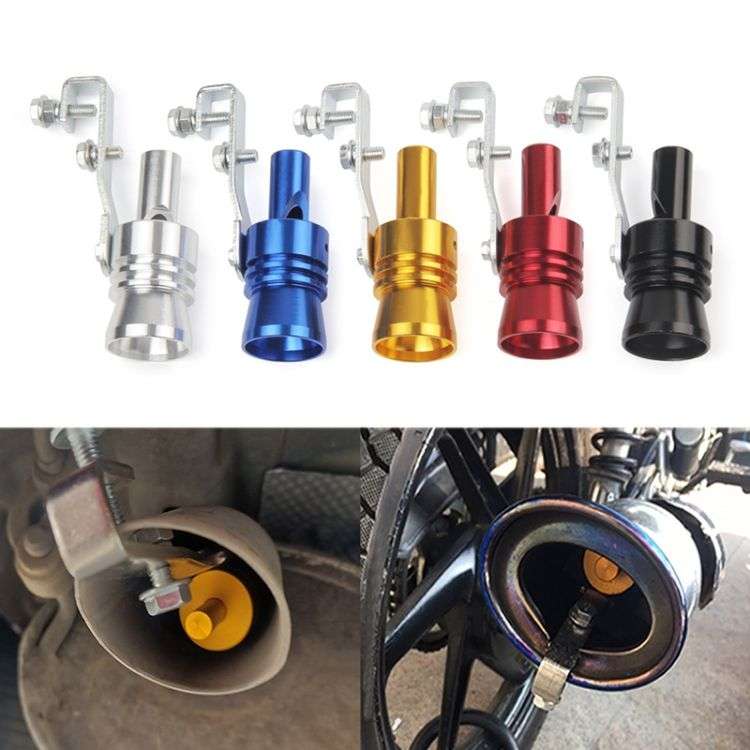 Car Blow Off Valve Noise Turbo Sound Whistle Simulator Muffler Tip