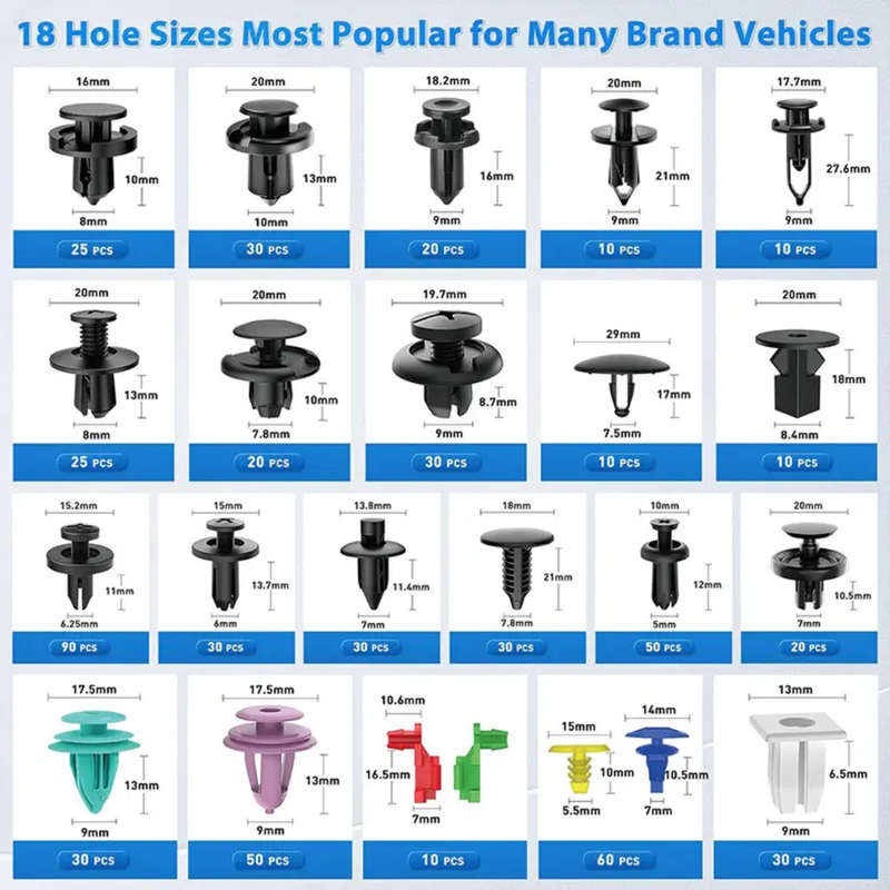 680PCS retainer clips for car