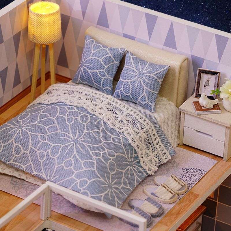 Cuteroom Diy Miniature House - Blue Time