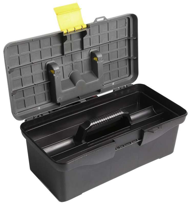 Duratool D00412 3-in-1 Plastic Tool Box Set