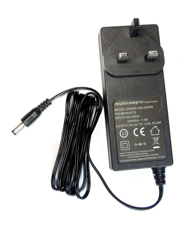 Multicomp Pro (MP004775) AC/DC Power Supply, 60 W, 24 V, 2.5 A