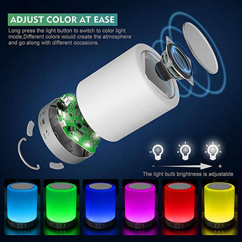 Techme CL-671 Touch Lamp Bluetooth Portable Speaker - OPEN BOX