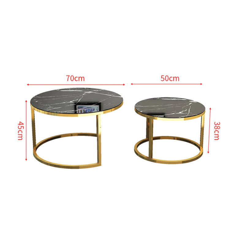 Moderan Coffee Table 2 in 1 Black