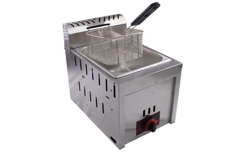 Golden Burner 6L Single Tank Commercial Grade Gas Deep Fryer (PLEASE READ DESCRIPTION)