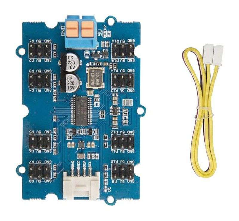 Seeed Studio (108020102) PWM Driver Board, with Cable, 16 Channel