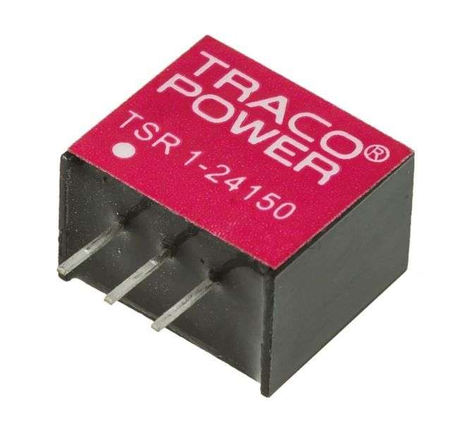 Traco Power (TSR 1-24150) DC/DC Converter, ITE, 1 Output, 15 W, 15 V, 1 A