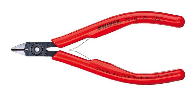 Knipex (75 02 125) Cutter, Precision, 125mm, Diagonal, 1.3mm