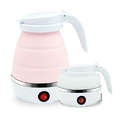 Classy Portable Folding Travel And Home Electric Kettle - Pink