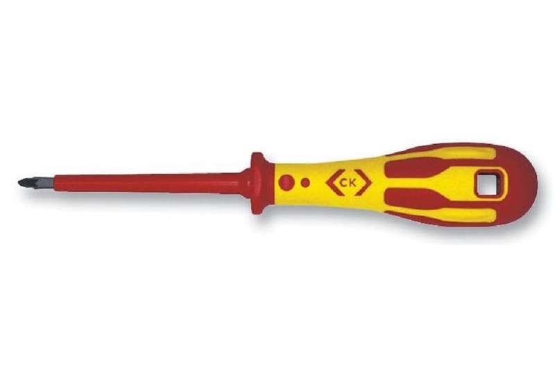 CK Tools (T49143-1) 80mm Pozidriv 1 Dextro VDE Screwdriver