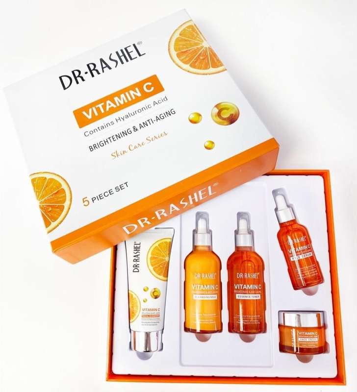 Dr. Rashel Vitamin C & Hyaluronic 5 Pieces Luxury Box Facial Kit