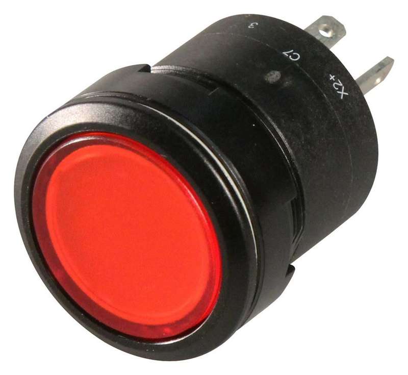 Eao (K84-603.4205) Pushbutton Switch, 84, 22.5 mm, SPST-NO, Momentary