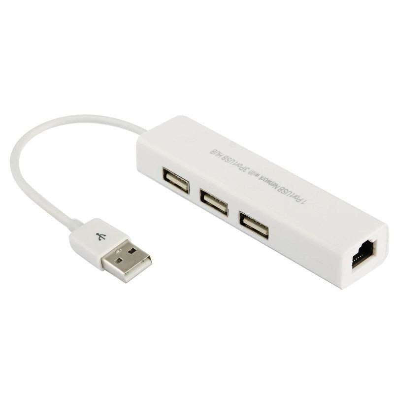 1 Port USB Ethernet LAN with 3 Port USB HUB