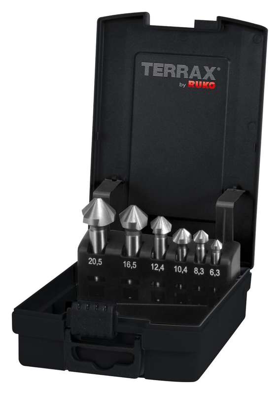 Ruko (A102152RO) Drill Bit Set, HSS, 6.3 mm - 20.5 mm, 6 Piece