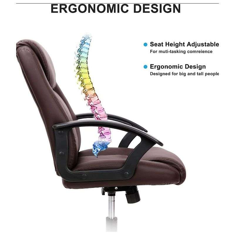 Ergonomic Leather, Modern Executive Office Chair