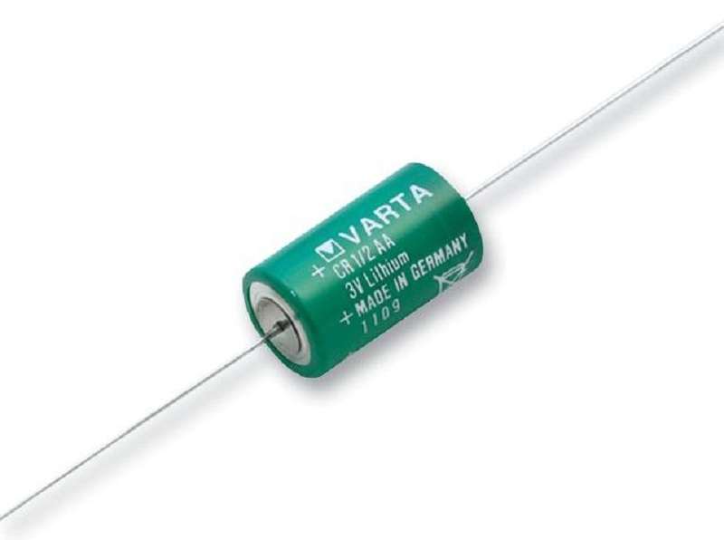 Varta (6127501301) Battery, Single Cell, 3 V, 1/2AA, 950 mAh