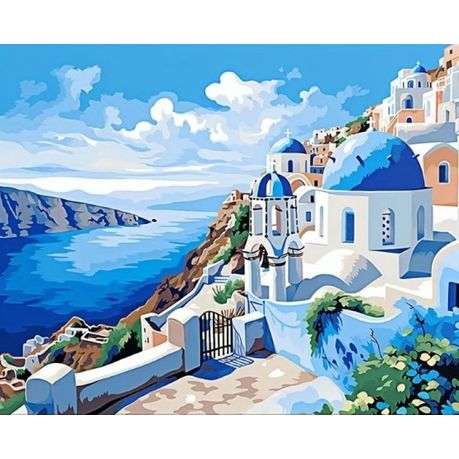 Paint by numbers - Santorini - 40x50cm