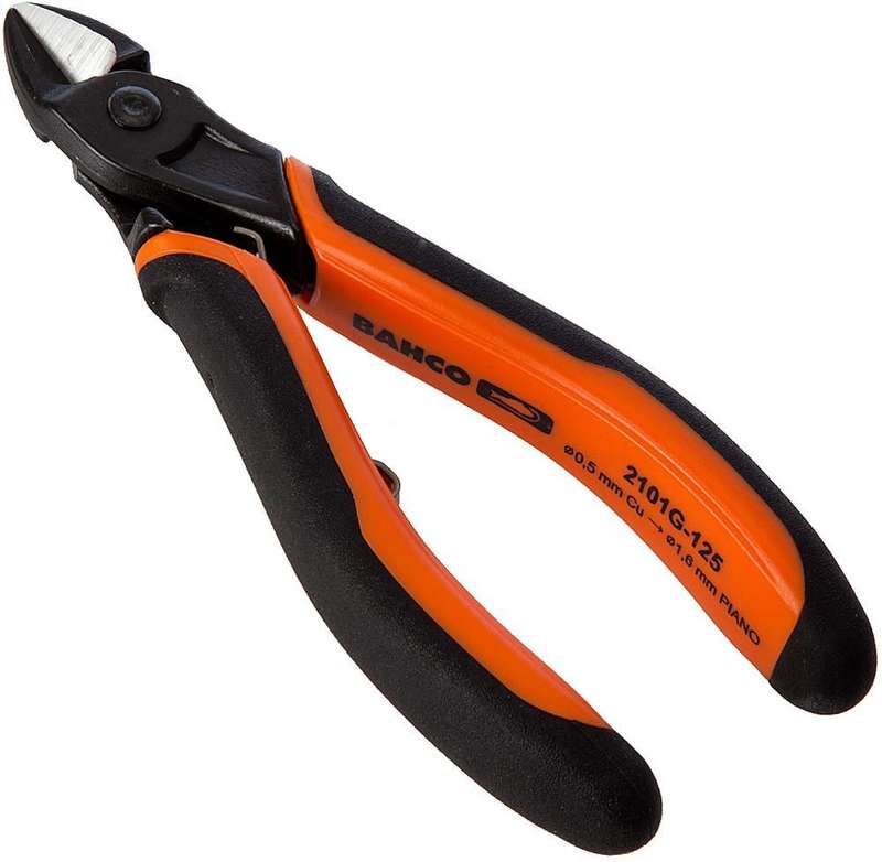 Ergo Bahco (2101G-125) Side Cutter, 133mm, Straight, 2mm