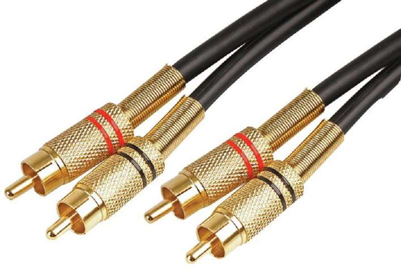 Pro Signal (PSG00460) Phono (RCA) Plug, x 2, Phono (RCA) Plug, x 2