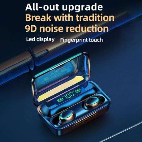 M10 Bluetooth 5.0 TWS Digital Display Wireless Bluetooth Earphone