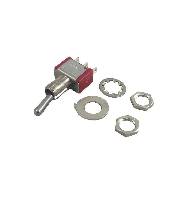 TE Connectivity (A101SYZQ04) Toggle Switch, On-On, SPDT, Non Illuminated