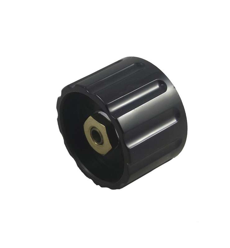 Elma (020-5520) Knob, Round Shaft, 6.35 mm, Nylon (Polyamide), Round, 28 mm