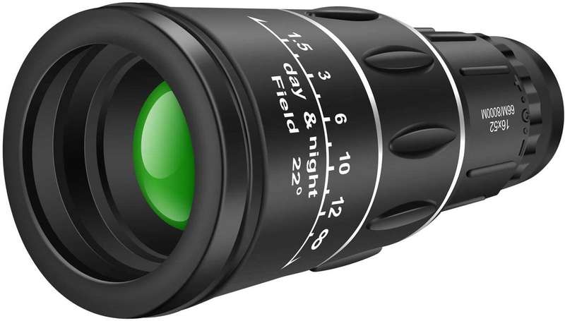 Waterproof monocular dual focus optics zoom telescope