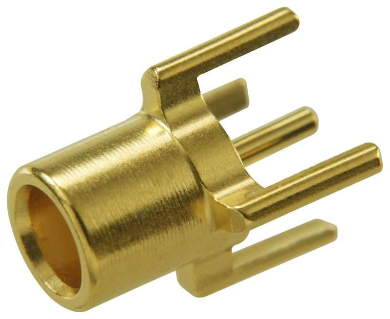 Huber+Suhner (82 MCX-50-0-17/111NH) RF / Coaxial Connector, MCX Coaxial
