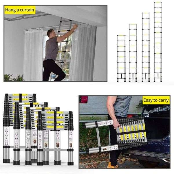 Ladder Telescopic Extension Non-Slip 3.2m Ladder