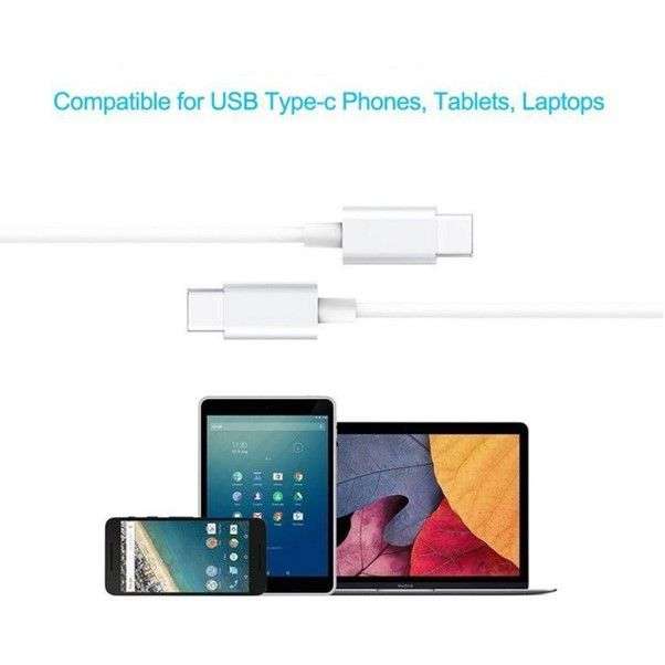 Charger plus Cable Bundle-Type-C to Type-C- 25w charger -Rich Boss Cable
