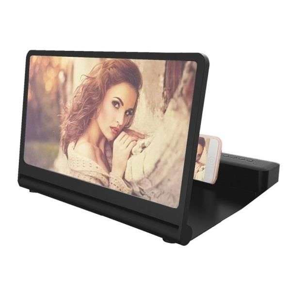 F12 6D Phone screen magnifier with bluetooth speaker