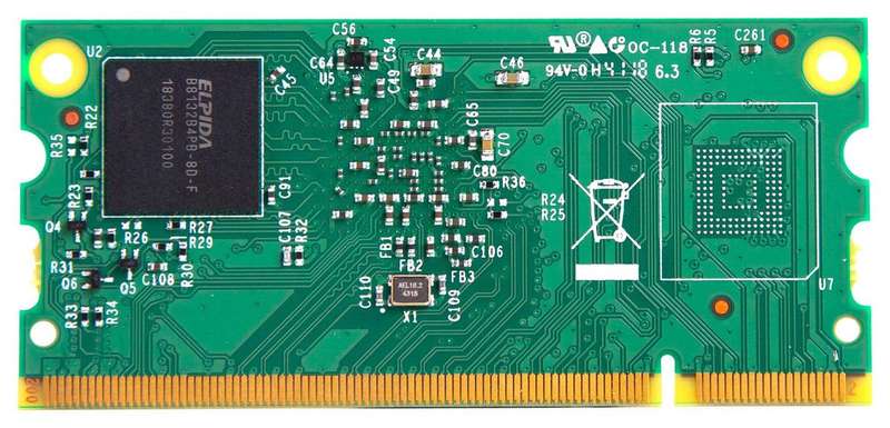 Raspberry Pi CM3+/LITE Single Board Computer,  Compute Module 3 + Lite