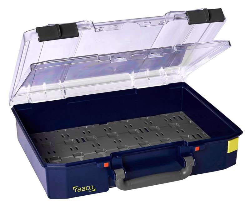 Raaco (142557) Storage Box, Transparent, Blue, PC, PP, General Purpose