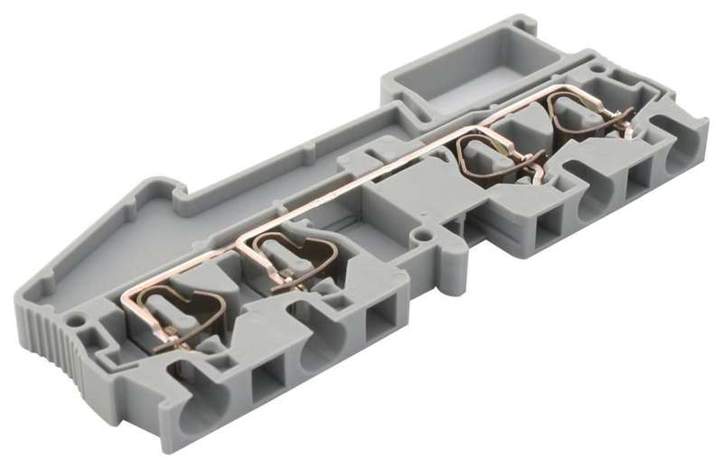 Phoenix Contact (ST 4-QUATTRO) DIN Rail Mount Terminal Block, 4 Ways