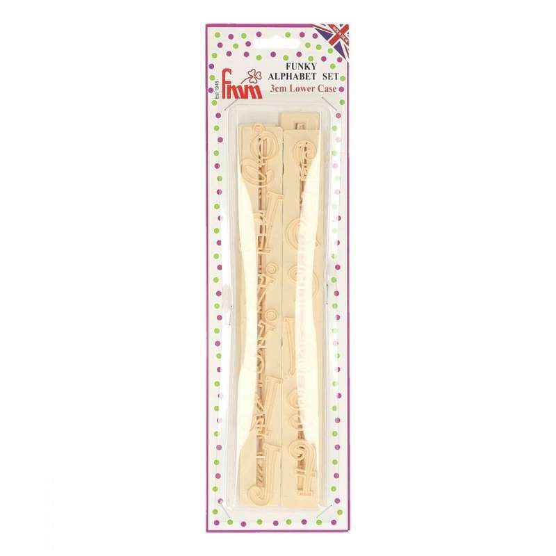 FMM Cutter Funky Alphabet Lower Case Set Cake Cutting Tool