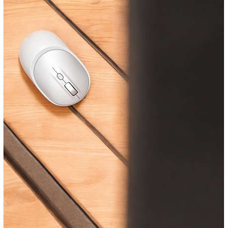 Wireless 1600 DPI Ultra Fast Mouse With Silent Click Operation - Silver