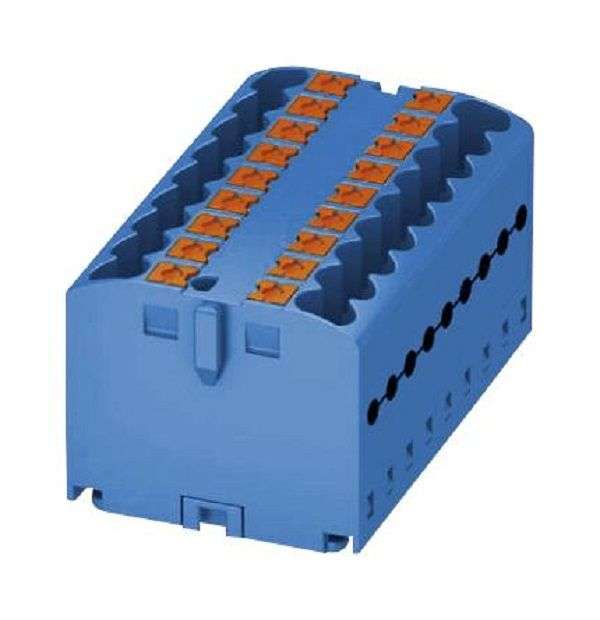 Phoenix Contact (PTFIX 12X2,5 BU) Panel Mount Barrier Terminal Block