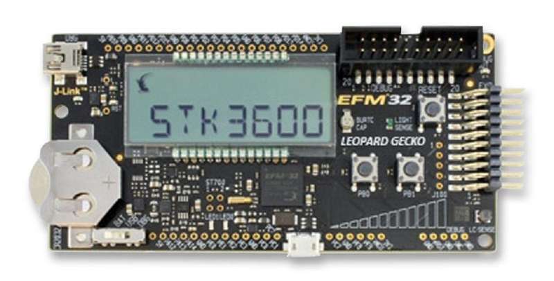 Silicon Labs (EFM32LG-STK3600) Development Kit, EFM32 Leopard Gecko MCU's