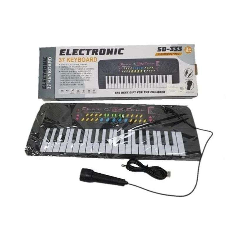 37 Key Electronic Keyboard  For Kids With Microphone