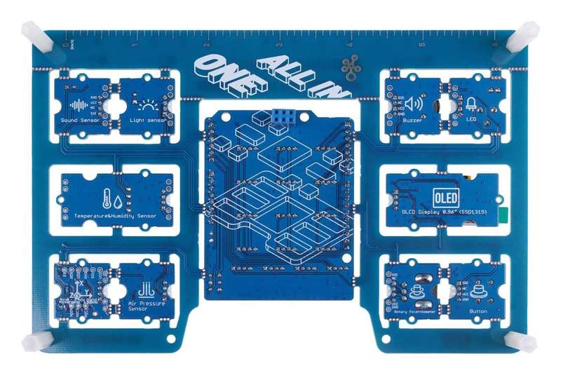 Arduino ,Seeed Studio (103030375) Sensor Kit, 3.3 V /5 V in, Arduino UNO