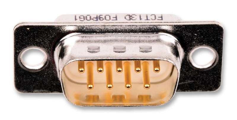Molex (172704-0075) D Sub Connector, DB9, Standard, Plug, 9 Contacts
